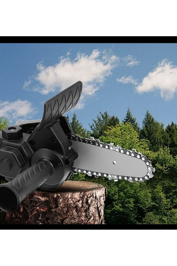 Moonshop Zincirli Testere Dönüştürücü Şarjlı Elektrikli Matkap Için Taşınabilir Ahşap Testere Adaptörü. - Resim 5