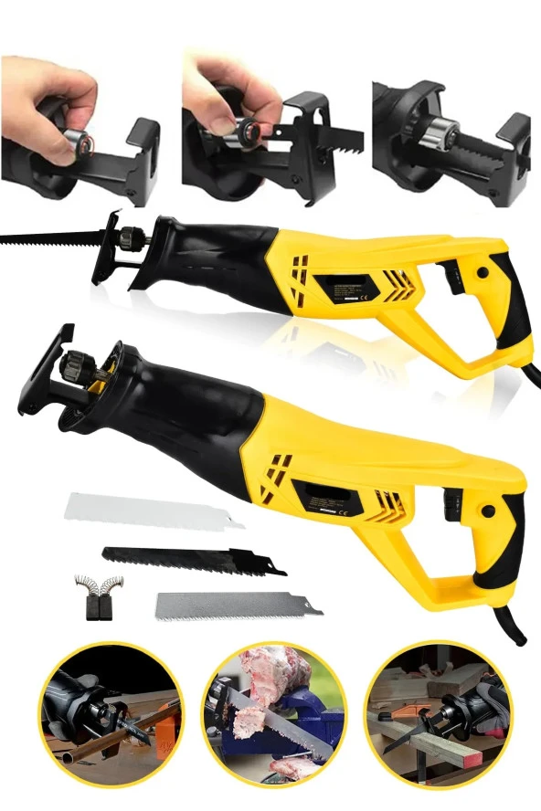 Moonshop 240 Watt Metal Şanzuman Tilki Kuyruğu Kemik Kesim Makinası Panter Testere ürün görseli