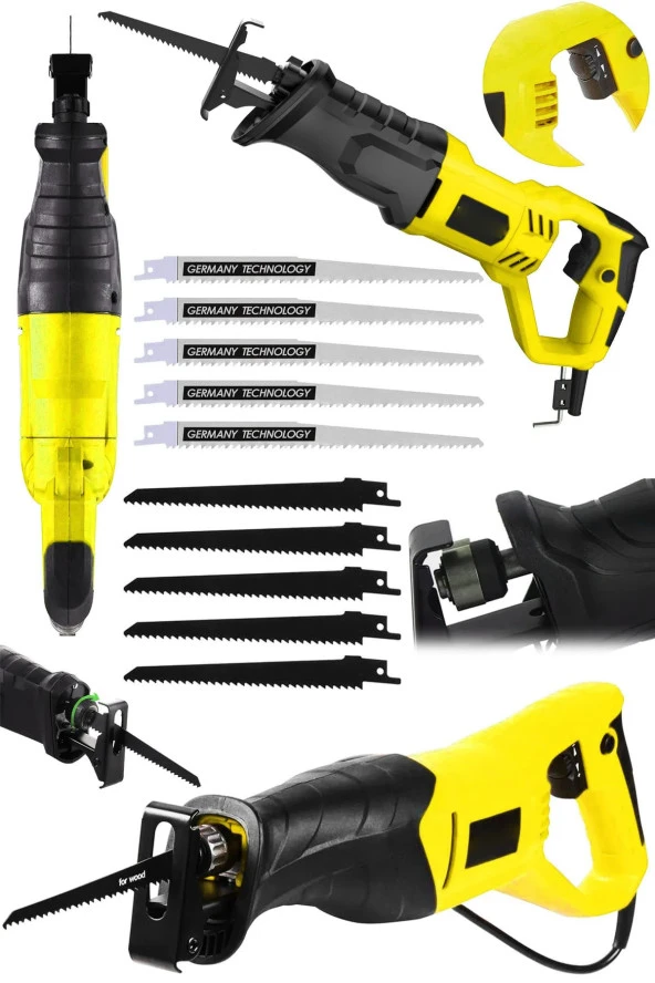 Moonshop Pro Japan 4500 Xdrive 6 Kademe Devir Ayarli Bakir Sargili Kemik Kesme Tilki Kuyruğu Testere Makinesi