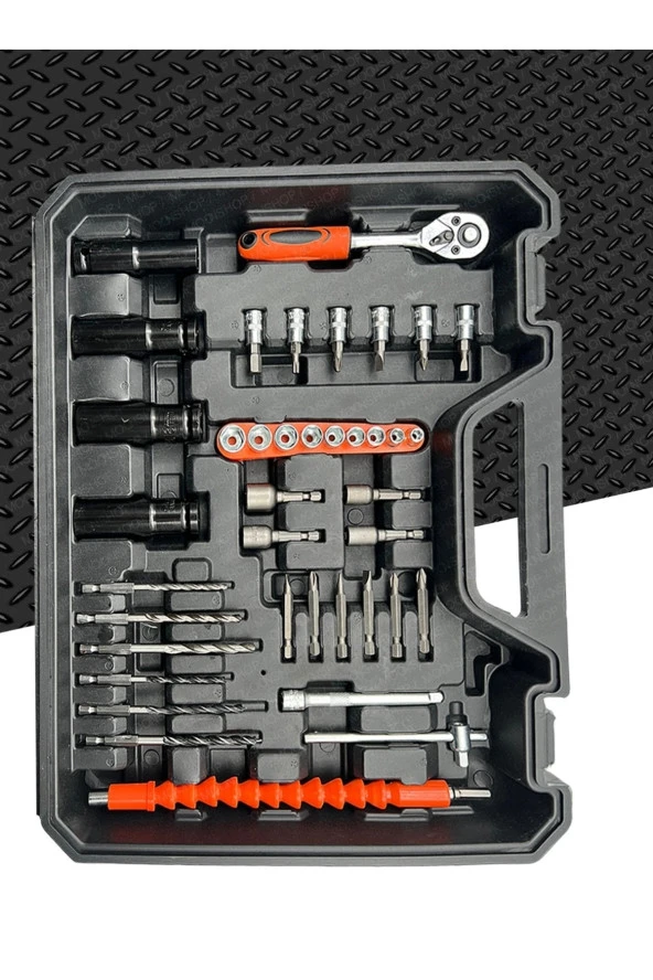 Moonshop Darbeli Kömürsüz Motor Çift Akülü Şarjlı Somun Bijon Sıkma Sökme Makinası Matkap Uçlu - 3