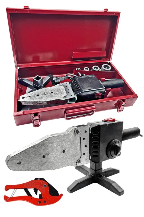 Moonshop Pro Seri Çift Residanslı Isı Ayarlı Pprc Plastik Boru Kaynak Makinesi Çantalı Boru Anahtarlı Makaslı - 3