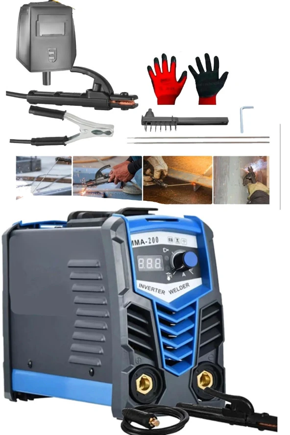 Moonshop Pro Alman Seri 200 Amper Xçift Kartlı Göstergeli Beraber Invertör Kaynak Makinası - 2