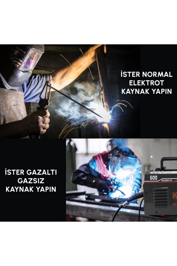 Moonshop Pro Alman Seri Kzubr Gazsız Gazaltı Kaynak Makinesi Elektrot Yakma Özelliğine Sahip - 5