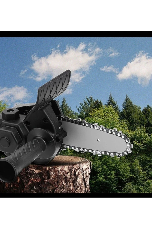 Moonshop Pro Zincirli Testere Dönüştürücü Şarjlı Elektrikli Matkap Için Taşınabilir Ahşap Testere Adaptörü - Resim 4