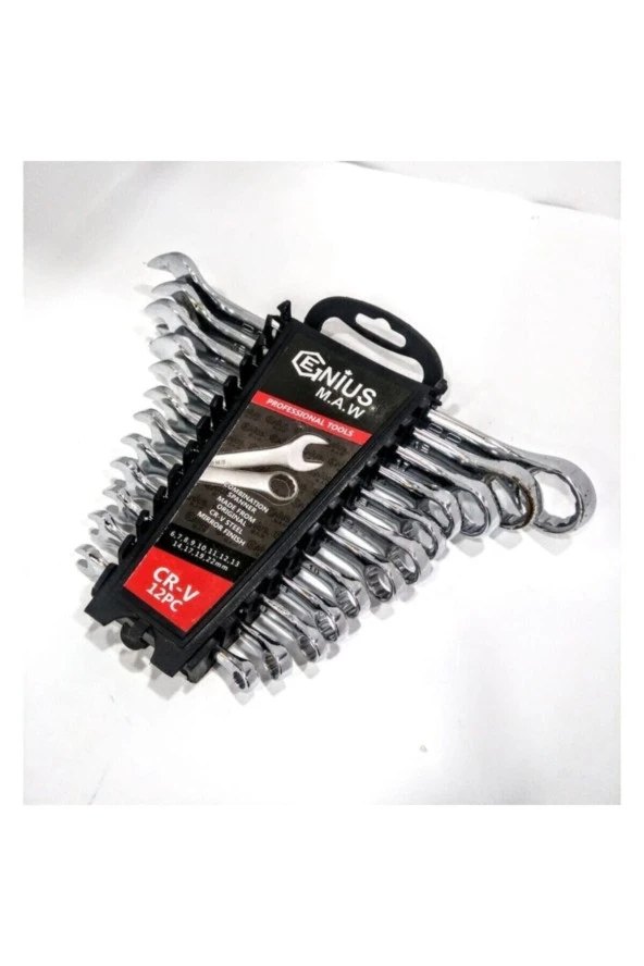 Moonshop Enıus 12 Parça Kombine Anahtar Düz Yıldız Takım