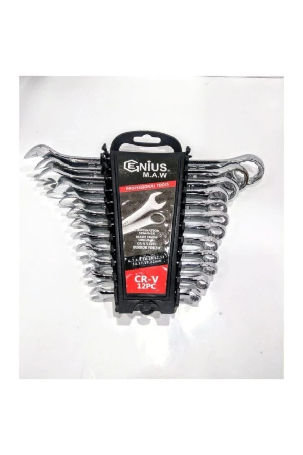 Moonshop Enıus 12 Parça Kombine Anahtar Düz Yıldız Takım - Resim 2