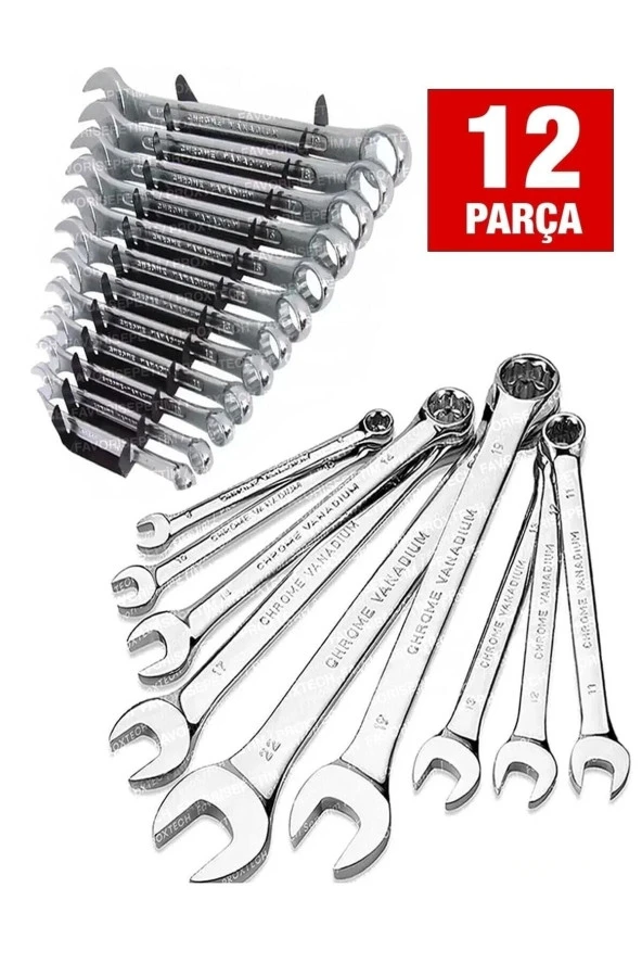 Moonshop 58 Parça 46Mini Lokma Takımı Otomatik Cırcırlı 1/4" 12 Parça Kombine Açık Ağız-Yıldız Anahtar Takım - 4