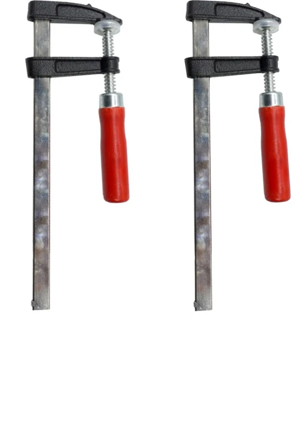 Moonshop Yüksek Kalite F Tipi 2 Adet 250 Mm Mini Işkence Çelik Malzeme Mengene
