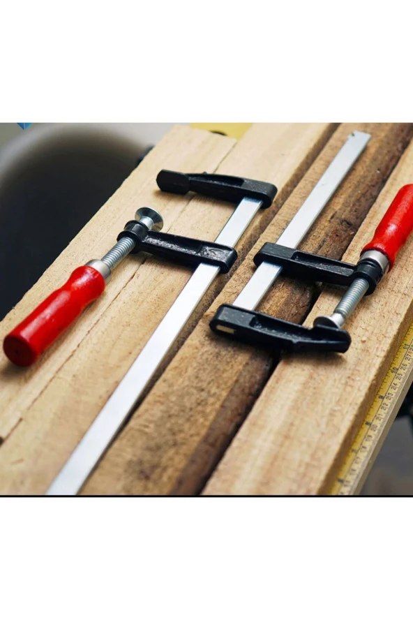 Moonshop Yüksek Kalite F Tipi 200 Mm Mini Işkence Çelik Malzeme Mengene - 3