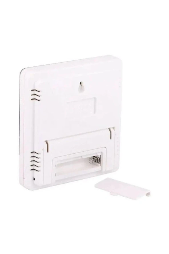 Moonshop Oda Termometre Higrometre Hava Istasyonu Sıcaklık Nem Ölçer Lcd Saat Kampanyalı Fiyat - 2