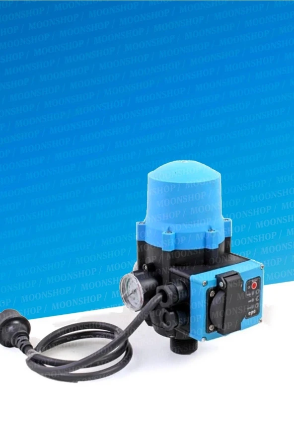 Moonshop Otomatik Su Pompası Jet100P 1 Hp 1'' Parmak Hidrofor Pompa Bakır Sargı Metal Dişli - 2