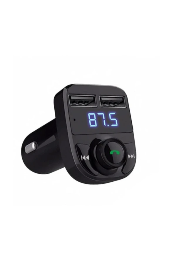 Moonshop Carx8 Bluetooth Çift Usb Sd Kart Girişli Fm Transmitter