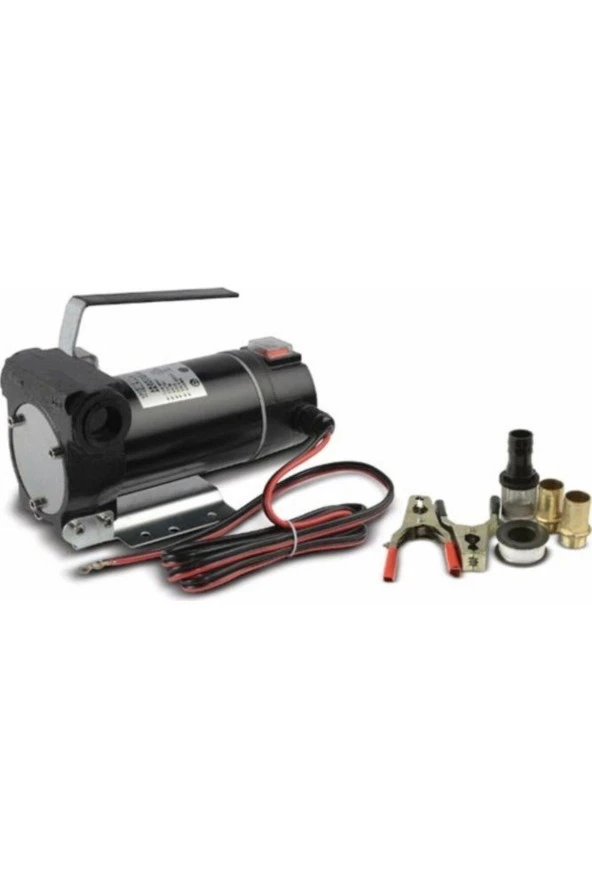 Moonshop 12V Kendinden Emişli Elektrikli Taşınabilir Yakıt Sıvı Yağ Aktarma Mazot Pompası Paslanmaz Gövdeli - 2