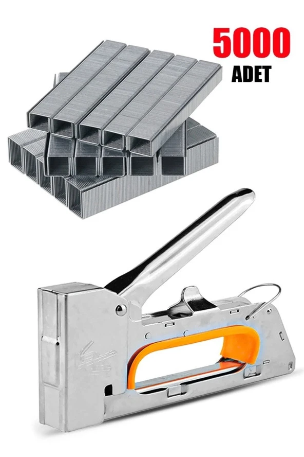 Moonshop 3 Fonksiyonlu Mekanik Professionel Büyük Zımba Makinesi Zımba Tel  5000 Pcs Zımba Teli - 6