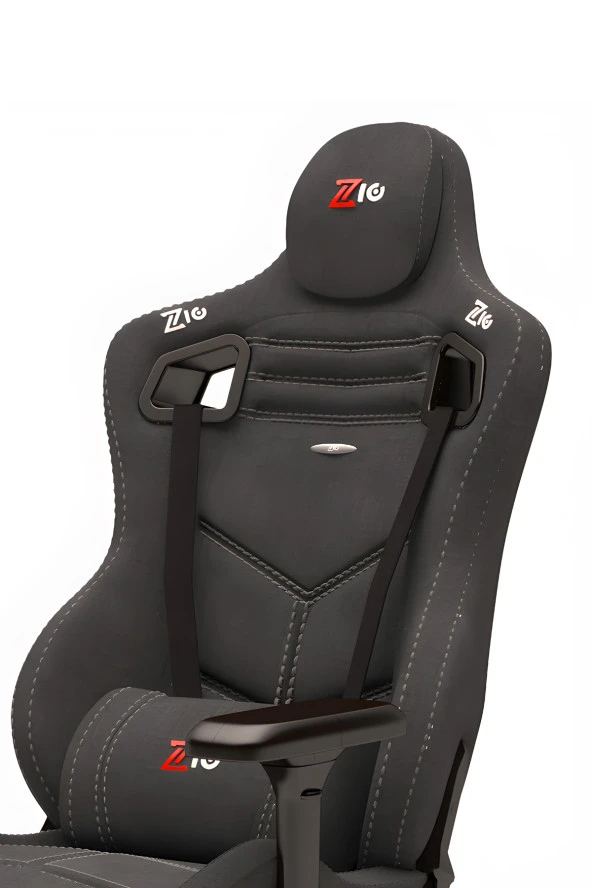 Zio Venom XL Profesyonel Oyuncu Koltuğu - Antrasit Kumaş  - Visco Oturak, 4D Kol, Ayak Uzatma - 6