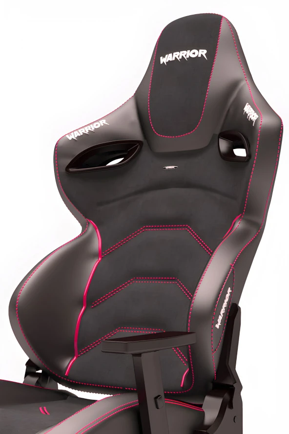 Warrior Kratos Oyuncu Koltuğu - Antrasit / Pembe - Ayak Uzatmalı Profesyonel Bilgisayar Sandalyesi - Resim 7