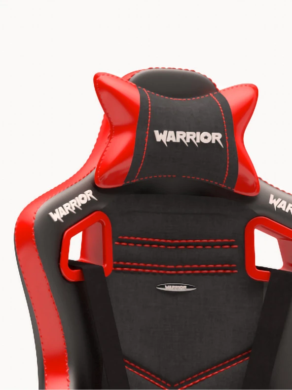 Warrior Adonis Oyuncu Koltuğu - Kırmızı & Jet Black- Ayak Uzatmalı Profesyonel Bilgisayar Sandalyesi 1566C0511 - 8