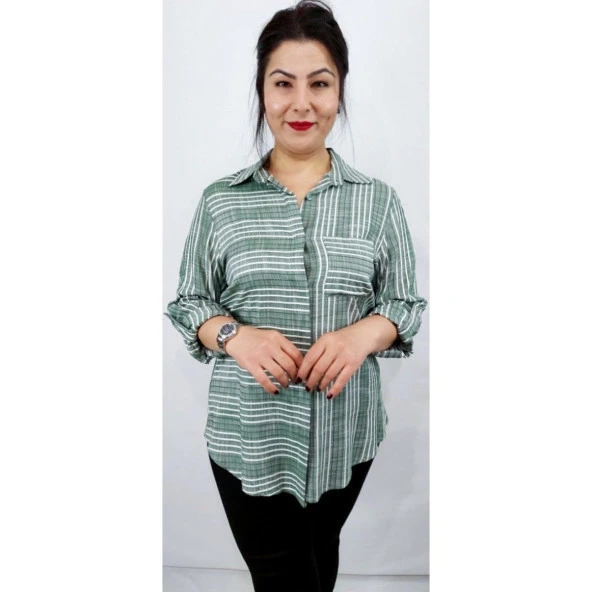 4034 Çizgili Gömlek - 2