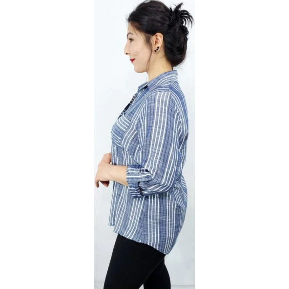 4034 Çizgili Gömlek - 4