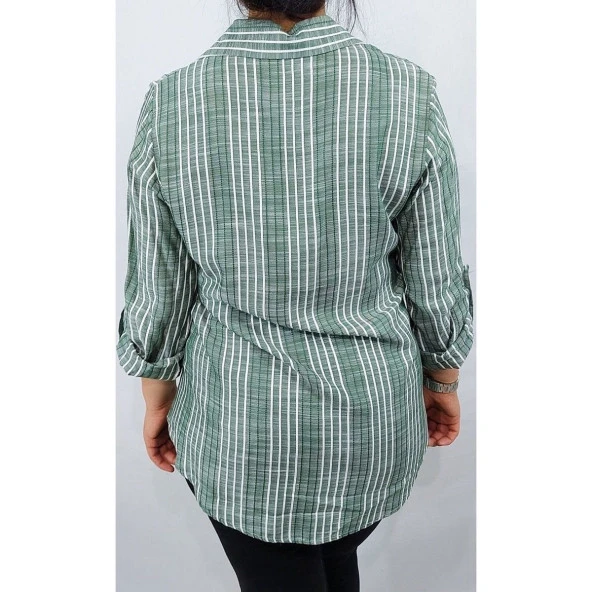 4034 Çizgili Gömlek - 7