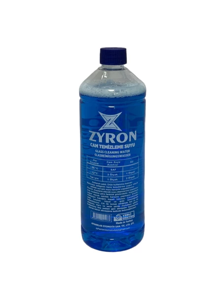 Zyron Antifrizli Konsantre Cam Suyu 1 Litre