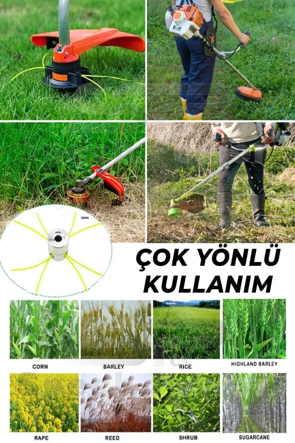 Spech Power MLT U.S.A  2.1 Hp Yan Tipi Benzinli Motorlu Ot Çalı Tırpanı Çim Biçme Makinesi Tirpan - 3