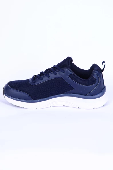 Hummel 900462-7459 Avila Fileli Şevron Detay Faylon Taban Esnek Hafif Lacivert Günlük Unisex Spor Ayakkabı - 3