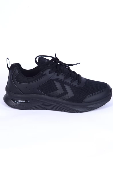 Hummel 900462-2042 Avila Fileli Şevron Detay Faylon Taban Esnek Hafif Siyah Günlük Unisex Spor Ayakkabı