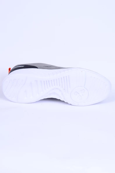 Hummel 900434-1549 Mipel Fileli Deri Detaylı Eva Taban Hafif Esnek Gri Günlük Unisex Spor Ayakkabı - Resim 3