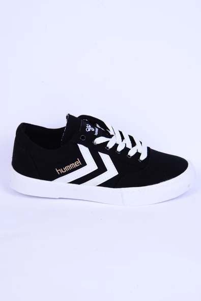 Hummel 900521-2001 Wivo Kumaş File Detaylı Kauçuk Taban Rahat Hafif Esnek Siyah Günlük Unisex Sneaker Ayakkabı