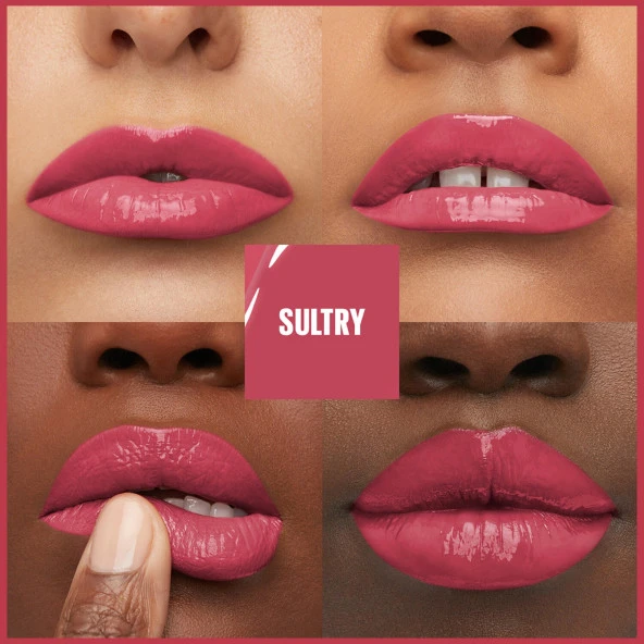 Maybelline New York Super Stay Vinyl Ink Uzun Süre Kalıcı Likit Parlak Ruj 160 Sultry - 2