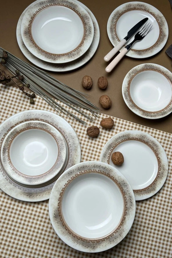 TABAK EVİ Stoneware Hare Yemek Takımı 6 Kişilik 24 Parça - 3