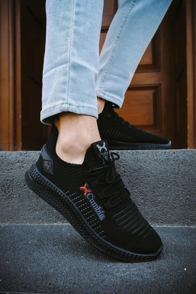 Ayakcenter 382 Cumbia Siyah Erkek Sneaker Spor Ayakkabı - Resim 3