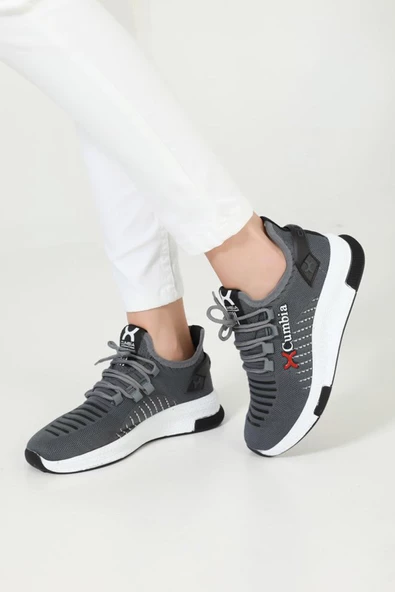 Ayakcenter 382 Cumbia Gri Erkek Sneaker Spor Ayakkabı - Resim 2