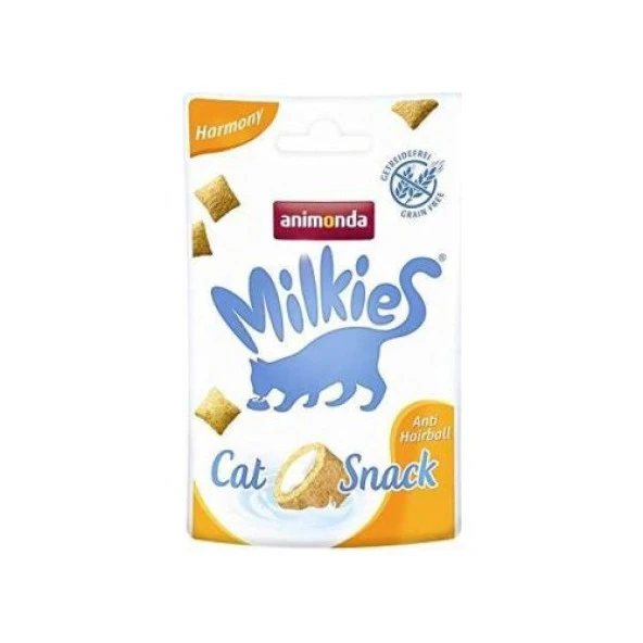 Animonda Milkies Harmony Anti Hairball Tahılsız Kedi Ödülü 30 Gr