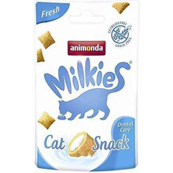 Animonda Milkies Fresh Dental Diş Sağlığı Tahılsız Kedi Ödülü 30 Gr