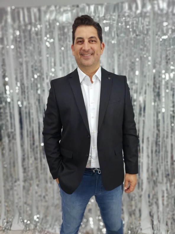 3725 Desenli 6 Drop Tek Ceket - 2