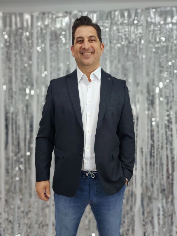 3725 Desenli 6 Drop Tek Ceket - 4