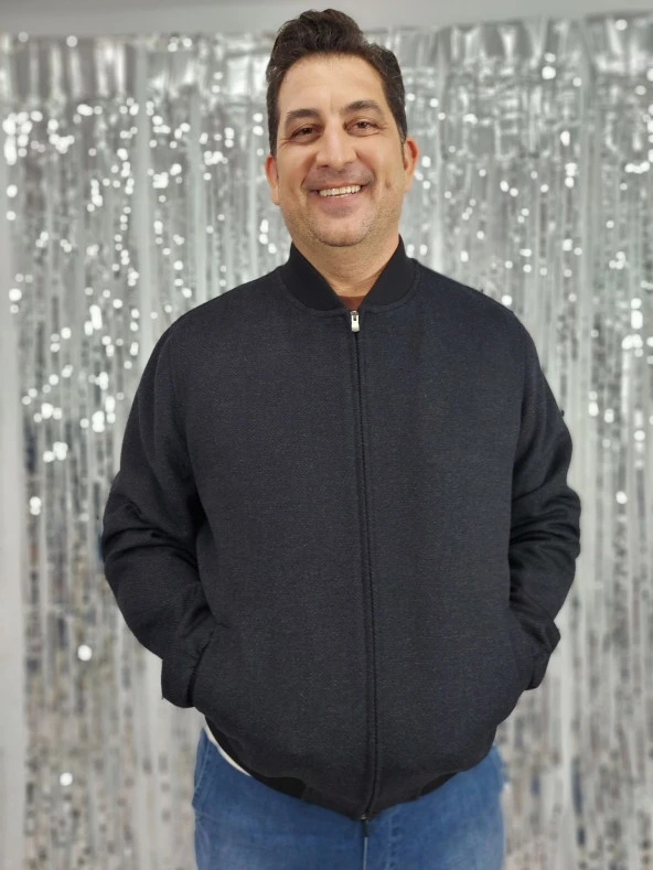 247 Fermuarlı Kısa Kaşe Mont