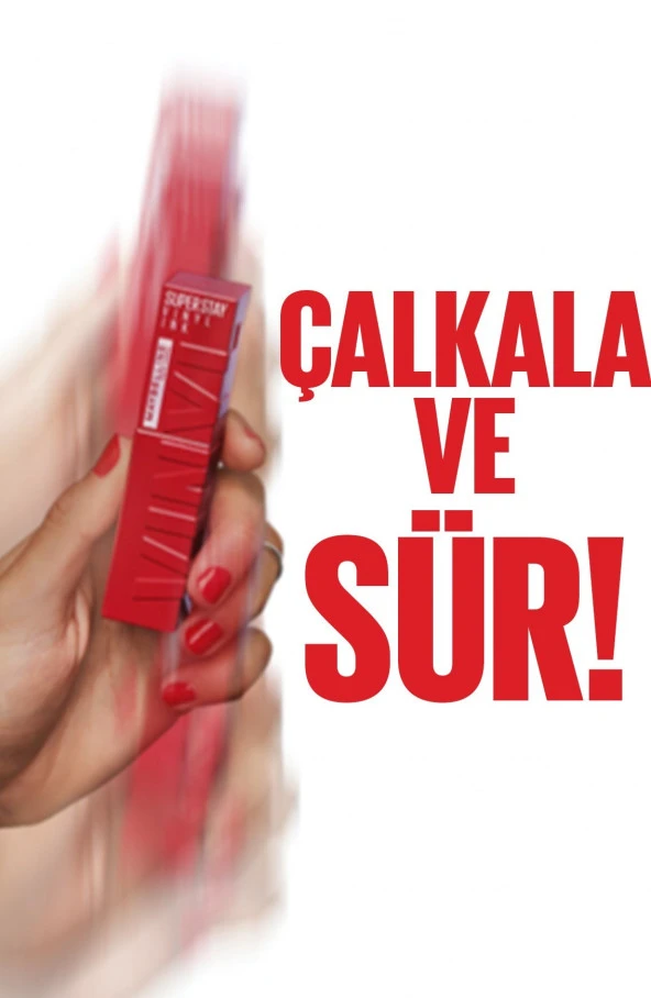 Maybelline New York Super Stay Vinyl Ink Kalıcı Likit Parlak Ruj 15 Peachy - 3