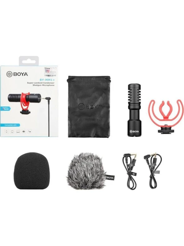 Boya By-Mm1+ Cardioid Mikrofon