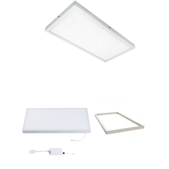60x120 Gökyüzü Panel Avize, Sıva Üstü, Kolay Montaj Led Panel, Çiçekli Yağmur Damlası Avize - 6