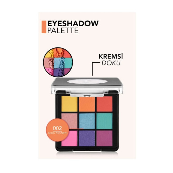Flormar Exclusive Eyeshadow Palette 002 Ready The Party - 5