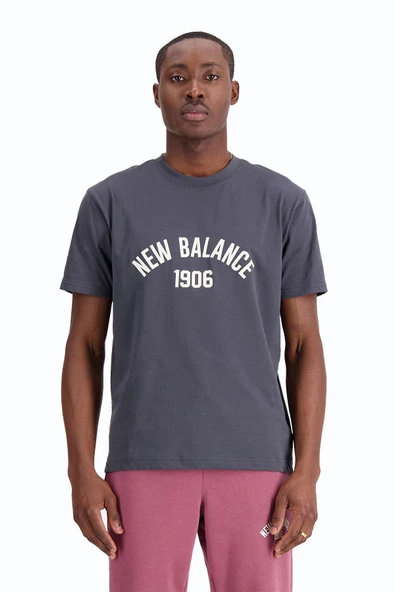 New Balance Erkek Gri T-Shirt MNT1406-ANT