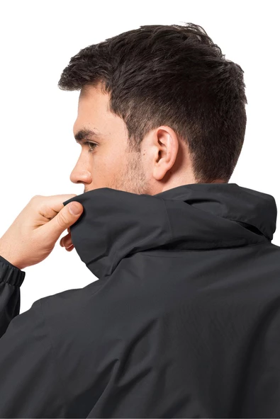 Jack WolfskinStormy Point 2L Siyah Erkek Yağmurluk - 6