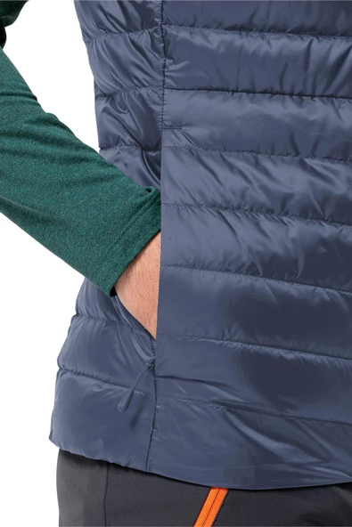 Jack Wolfskin Pilvi Down Erkek Lacivent Outdoor 700 Dolgulu Kaz Tüyü Yelek - 2