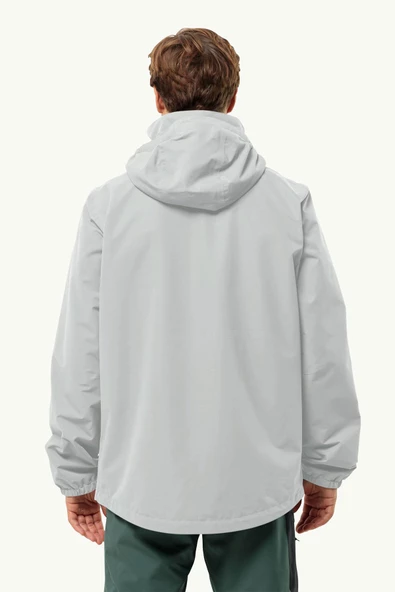 Jack WolfskinStormy Point 2L Gri Erkek Yağmurluk - 6