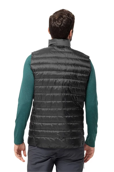 Jack Wolfskin Pilvi Down Erkek Siyah Outdoor Kaz Tüyü Yelek - 3
