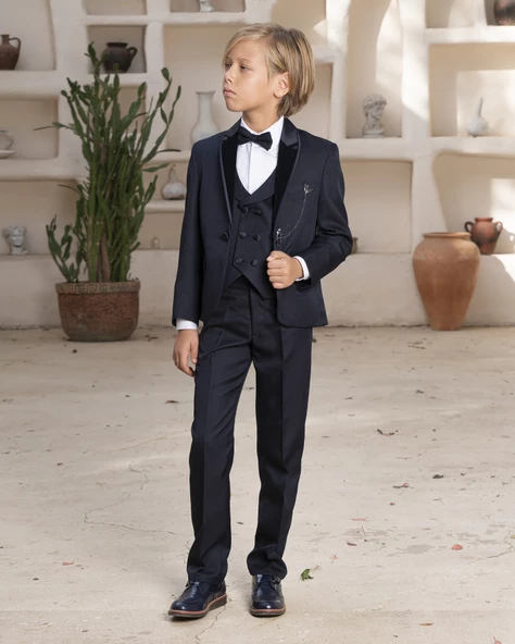 Erkek Çocuk Smokin Takım Elbise