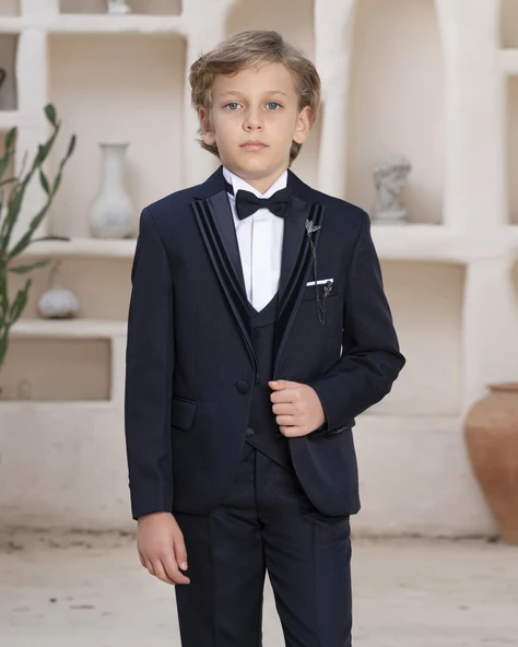 Erkek Çocuk Smokin Takım Elbise